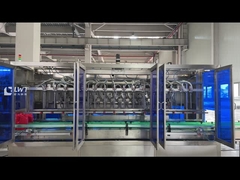 Máy đổ chất tẩy rửa lỏng đa năng cho các kích thước chai khác nhau