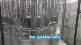 Máy chiết rót chất lỏng quay tự động