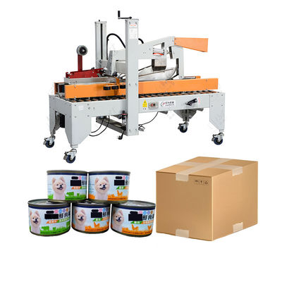 LWT Custom Dog Food Canned Packaging Line Machines Box Taping Machine Case Sealer Máy niêm phong hộp tự động