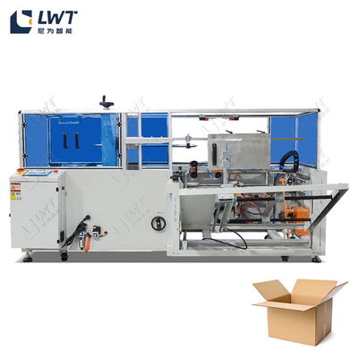 Leadworld Kết thúc của dòng đóng gói tự động lồi hoàn toàn tự động hộp băng rượu hộp hộp hộp carton cũ máy dựng
