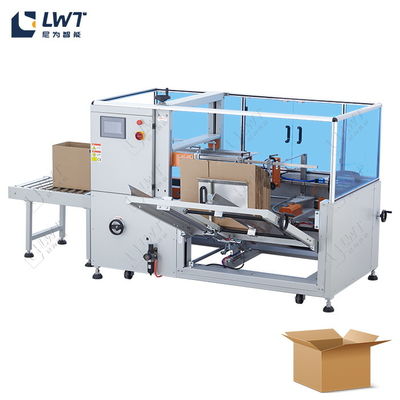 Máy dựng thùng carton dọc hoàn toàn tự động cho dây chuyền đóng gói