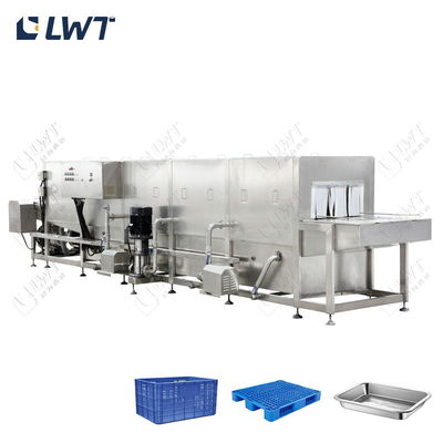 Máy giặt hộp chuyển đổi Máy làm sạch xịt pallet