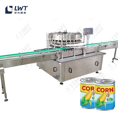 Dòng sản xuất ngô đóng hộp tự động với máy khử trùng và máy đổ