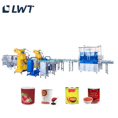 Dây chuyền sản xuất tương cà Máy chiết rót nước sốt Dây chuyền chiết rót