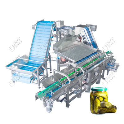 Máy chiết rót rung tự động LWT cho thực phẩm đóng hộp dưa chuột trong lọ thủy tinh và lon thiếc