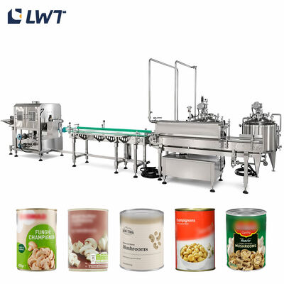 Dây chuyền đóng hộp nấm (Dây chuyền toàn bộ quy trình)| LWT